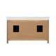 preview thumbnail 152 of 177, Altair Hadiya Bathroom Vanity with Composite Stone Countertop without Mirror