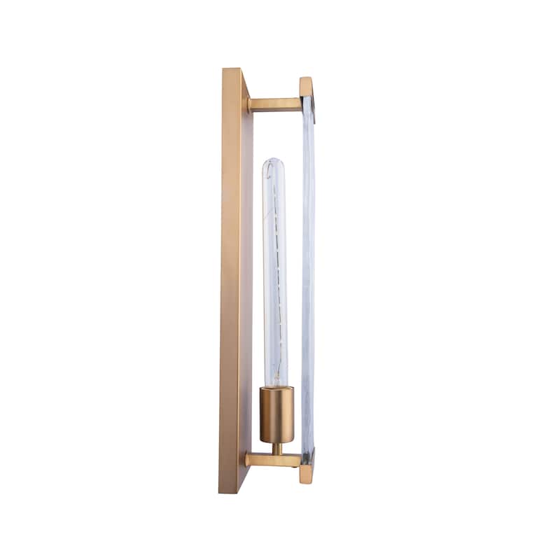 Brio Lighting Adel Gold 1 Light Wall Sconce