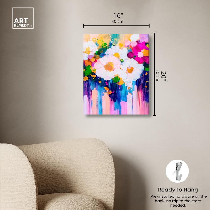 Contrast of Purity II Canvas by Art Remedy, Gallery Wrapped