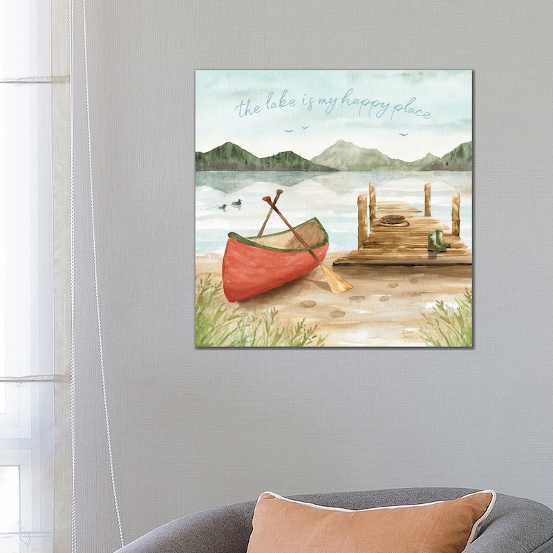 iCanvas "Lake Love III" by Dina June Canvas Print - 26x26x1.5