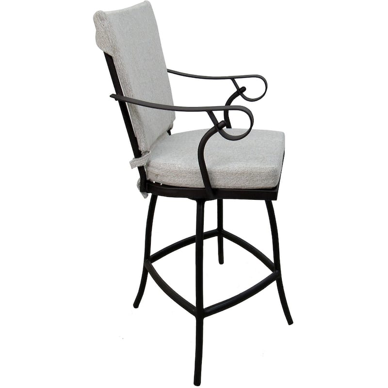 Outdoor or Indoor Counter 26", 30" or Extra Tall 34" Bar Stool - Jamey