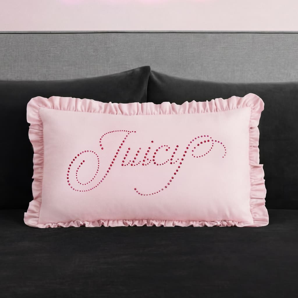 Juicy Couture Ruffle Pillow Decorative 1-Piece