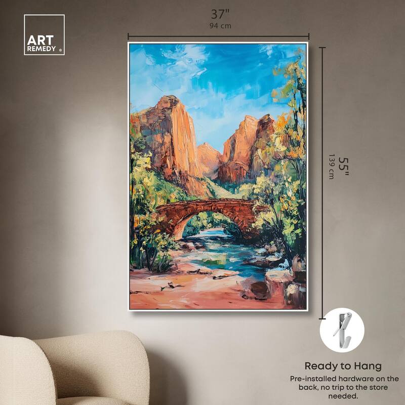 Bridge in Time Canvas by Art Remedy