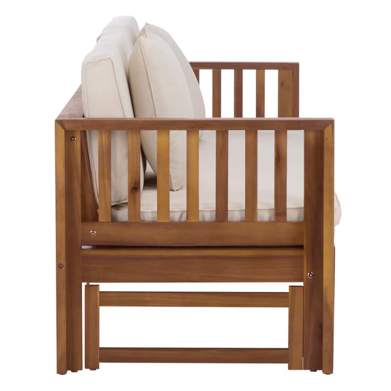 SAFAVIEH Outdoor Living Napoli Bench & Bed - 26"W x 78"D x 24"H