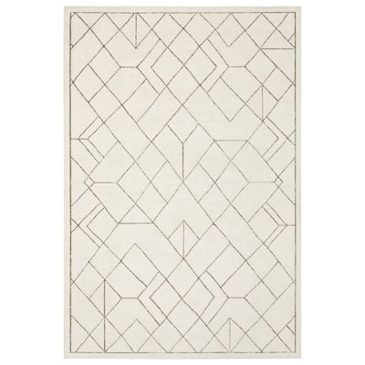 Style Haven Ripley Facets Geometric Ivory/ Taupe Mixed Pile Area Rug
