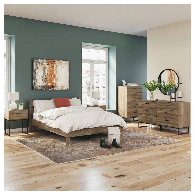 Signature Design by Ashley Deanlow Honey Platform Bed