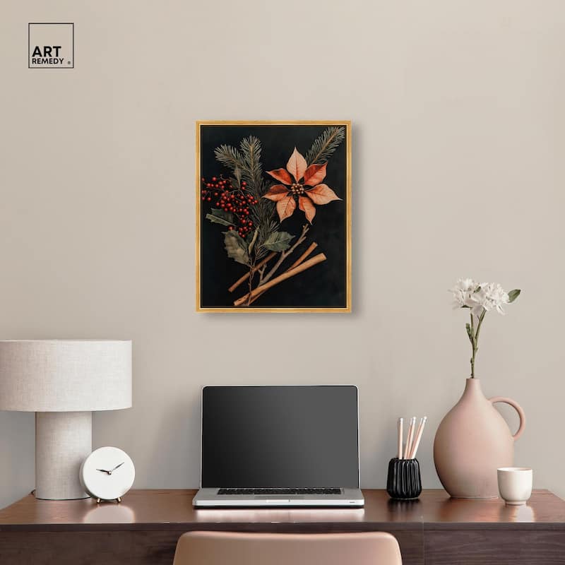 Hearth Flora Canvas by Art Remedy