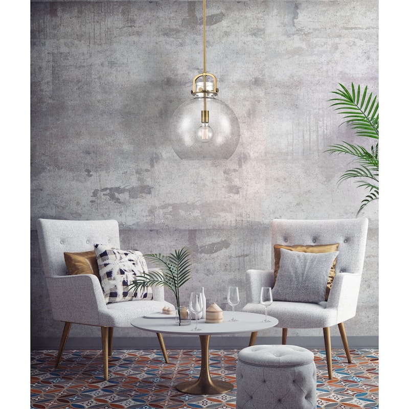 Innovations Lighting Newton Sphere - 1 Light 14" Stem Hung Pendant