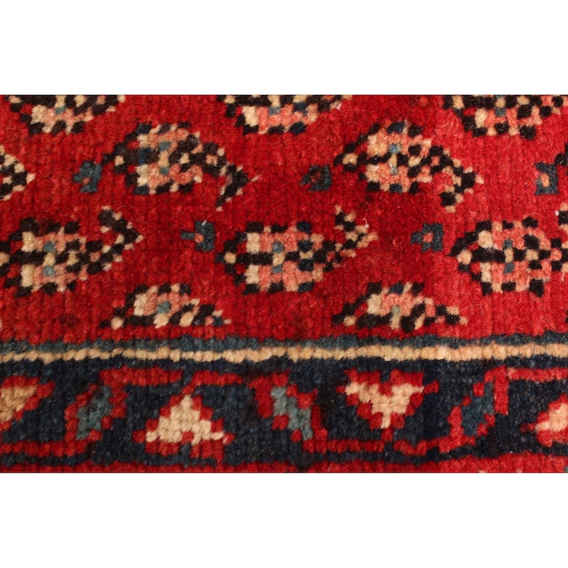 ECARPETGALLERY Hand-knotted Andelz Red Wool Rug - 3'11 x 6'5
