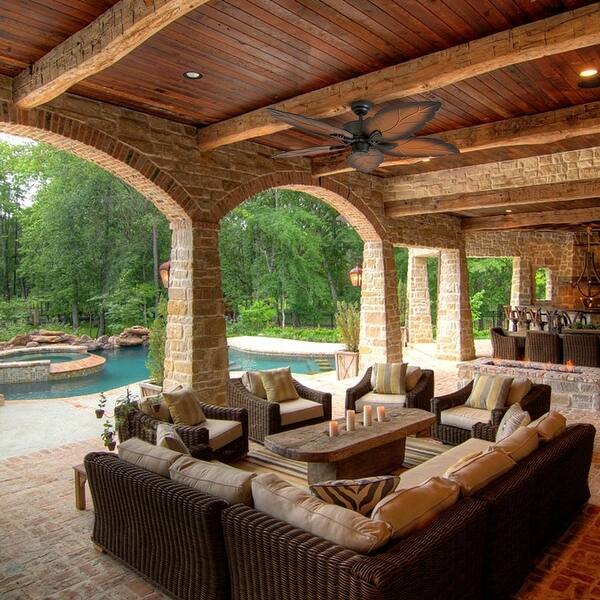 slide 2 of 7, Prominence Home Beauxregard Aged Bronze/ Mocha Finish 52" Ceiling Fan