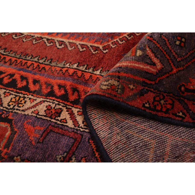 ECARPETGALLERY Hand-knotted Andelz Red Wool Rug - 4'6 x 7'3