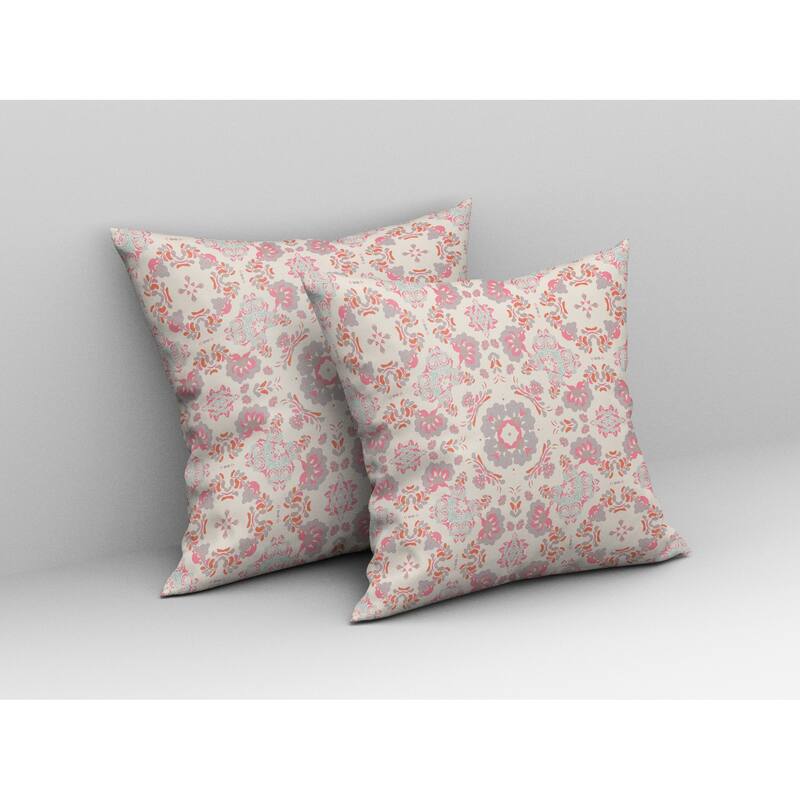 Amrita Sen Love and Liberty Faux Suede Throw Pillow