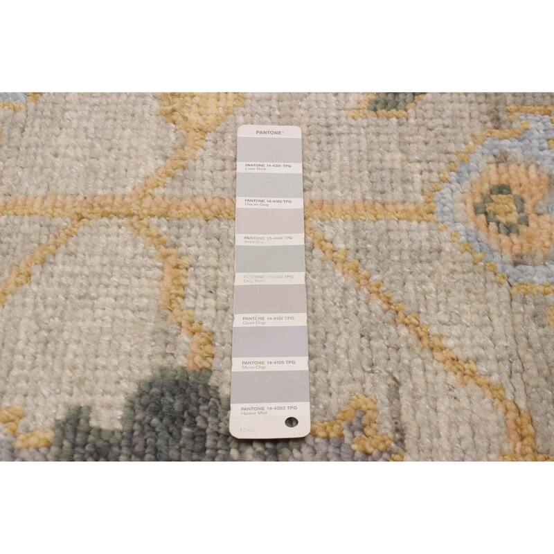 ECARPETGALLERY Hand-knotted Jules Serapi Grey Wool Rug - 8'11 x 11'10