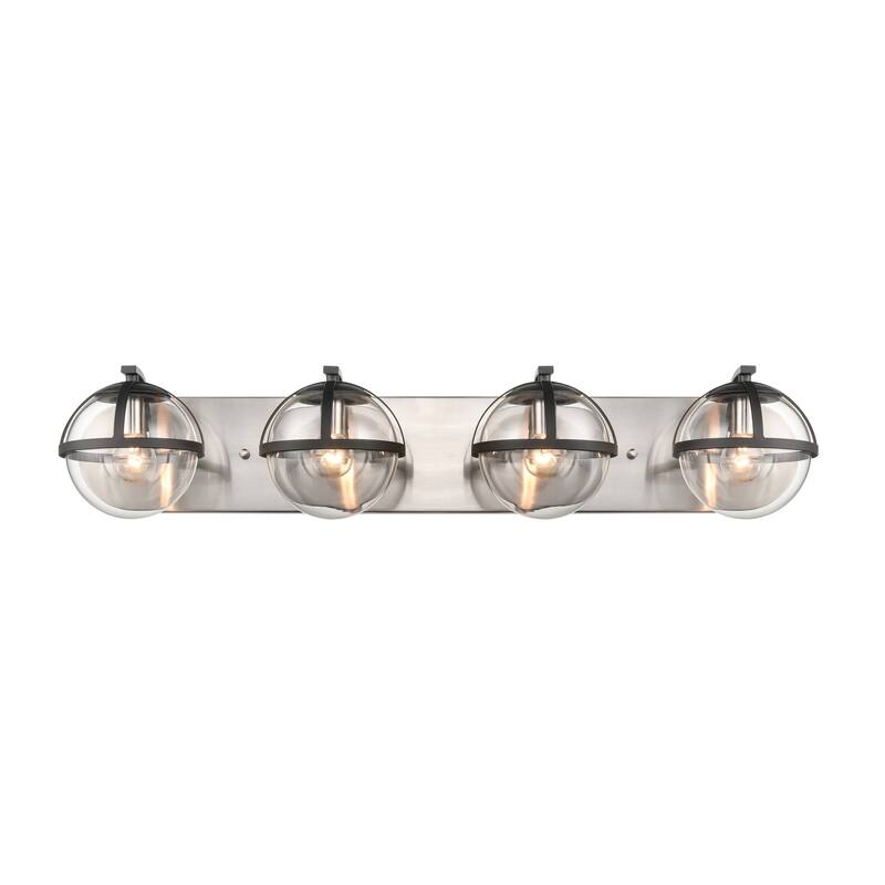 Elk Home Davenay Multiple Finishes With Clear Glass 2 Light Vanity Light - 31'' - Satin Nickel