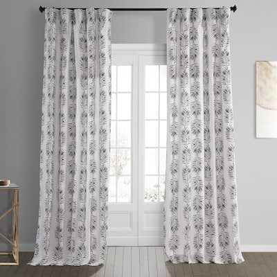 Exclusive Fabrics Sago Printed Cotton Curtain (1 Panel)