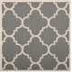 preview thumbnail 35 of 100, SAFAVIEH Courtyard Maryanne Indoor/ Outdoor Waterproof Patio Backyard Rug 6'7" x 6'7" Square - Grey/Beige