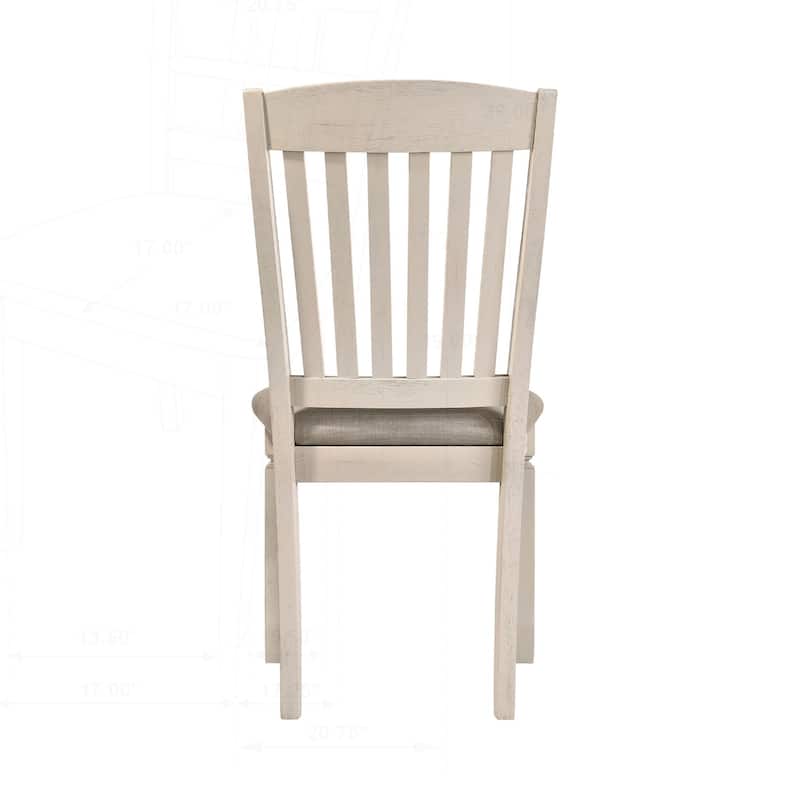 Charming Set of 2 Dining Chairs with Classic Design and Comfortable Seat