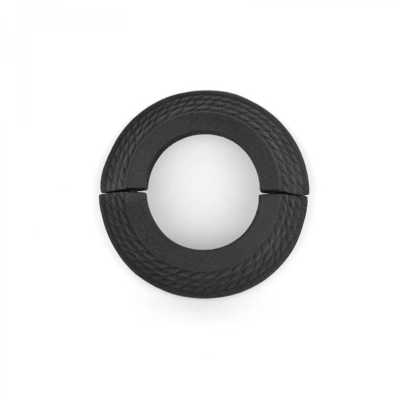 Aluminum Escutcheon Plate 3.13" OD Lacquered Black Finish Escutcheon 1.25" IPS Radiator Flange Renovators Supply