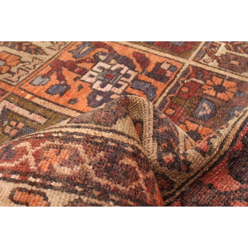 ECARPETGALLERY Hand-knotted Kayseri Vintage Dark Brown Wool Rug - 3'1 x 5'0