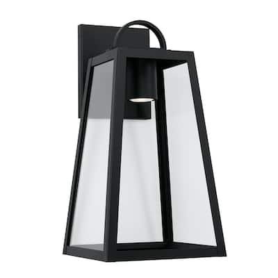 Leighton 20" Tall 1-light Minimal Light Pollution Outdoor Wall Lantern w/ Clear Glass