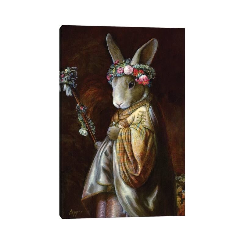 iCanvas "Mango As Flora" by Melinda Copper Canvas Print