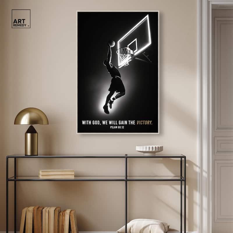 We Will Gain the Victory Canvas by Art Remedy
