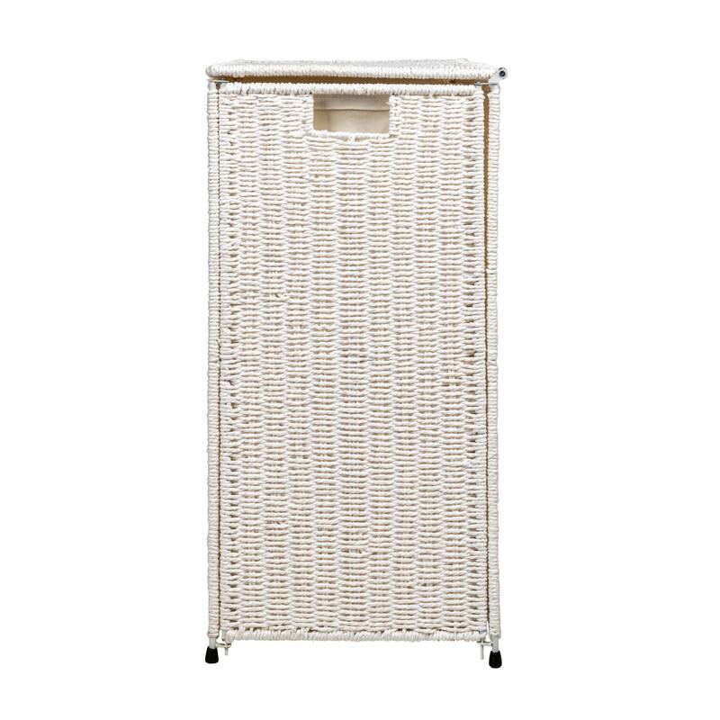 Household Essentials 3 Compartment Wicker Laundry Sorter