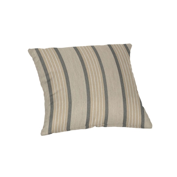 Sunbrella 20 inch Square Stripe Outdoor Throw Pillow Bed Bath