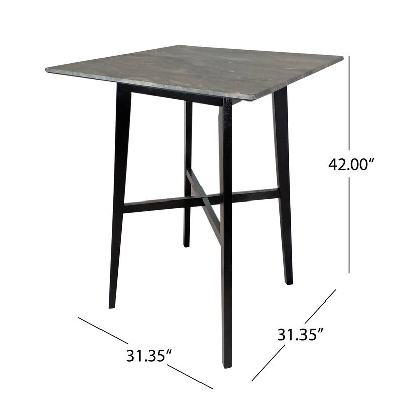Modern Bar Height 42" Dining Table