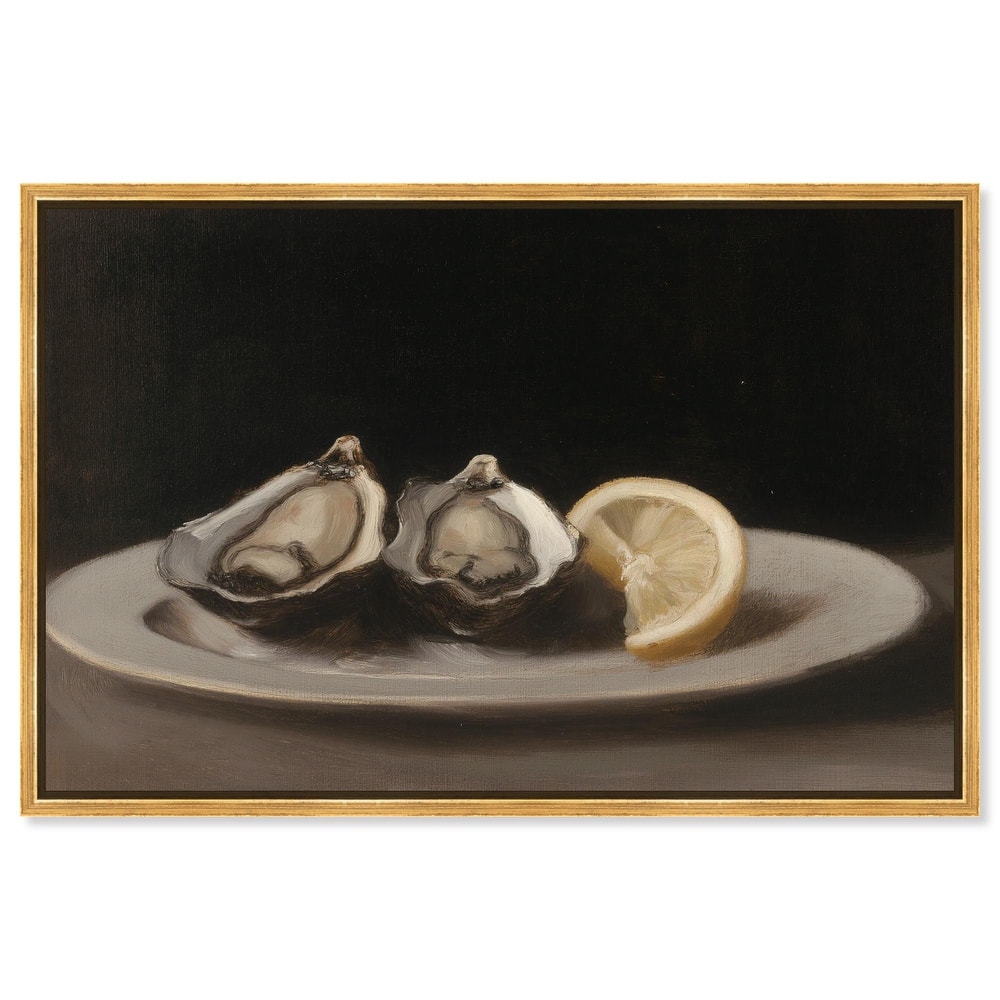 Manet's Oysters Canvas by Art Remedy