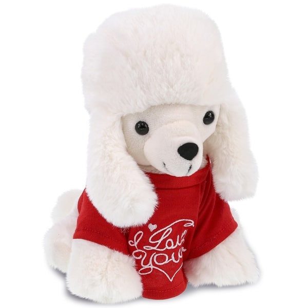 Poodle Slides - White Toy Poodle Slides - White Toy
