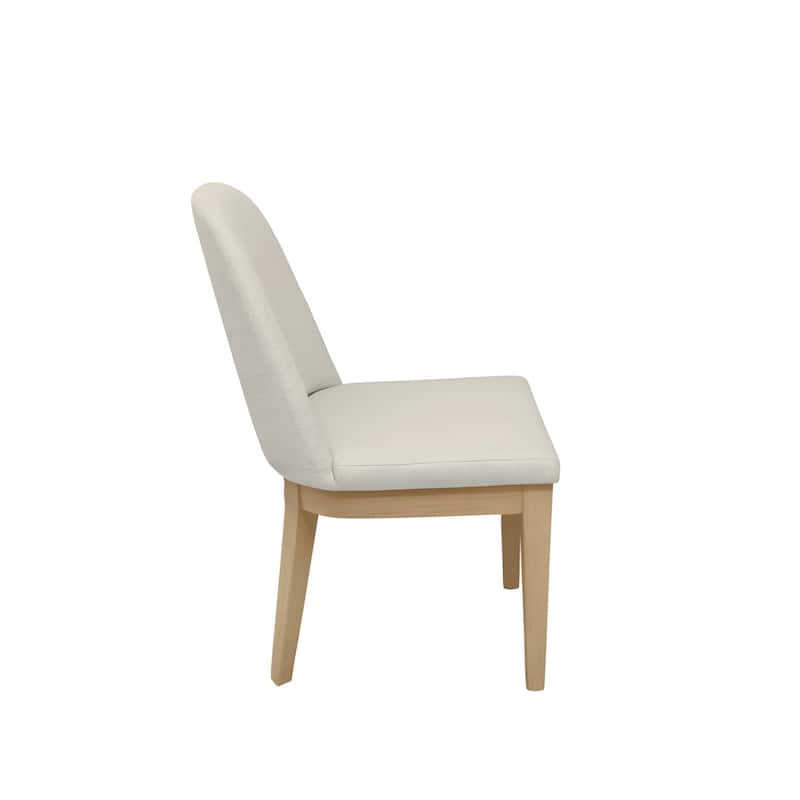 Alpine Furniture Set of 2 Abigail Side Chairs, Natural