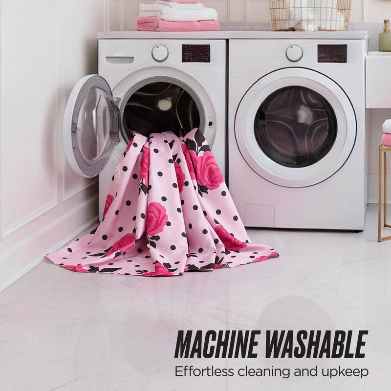 Juicy Couture 13-Piece Shower Curtain and Hooks Set