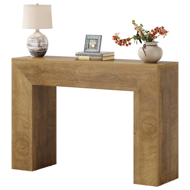 Wood Entryway Console Table, Sofa Table Behind Couch, Living Room Hallway Entrance Foyer