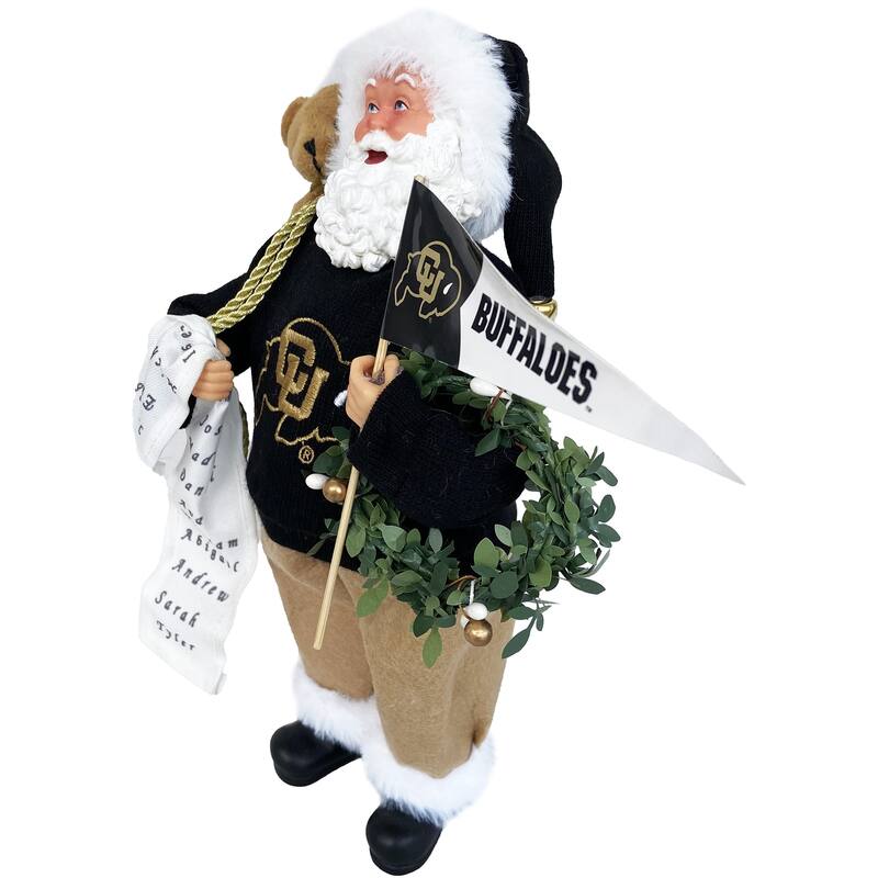 NCAA 12"University of Colorado Proud Santa