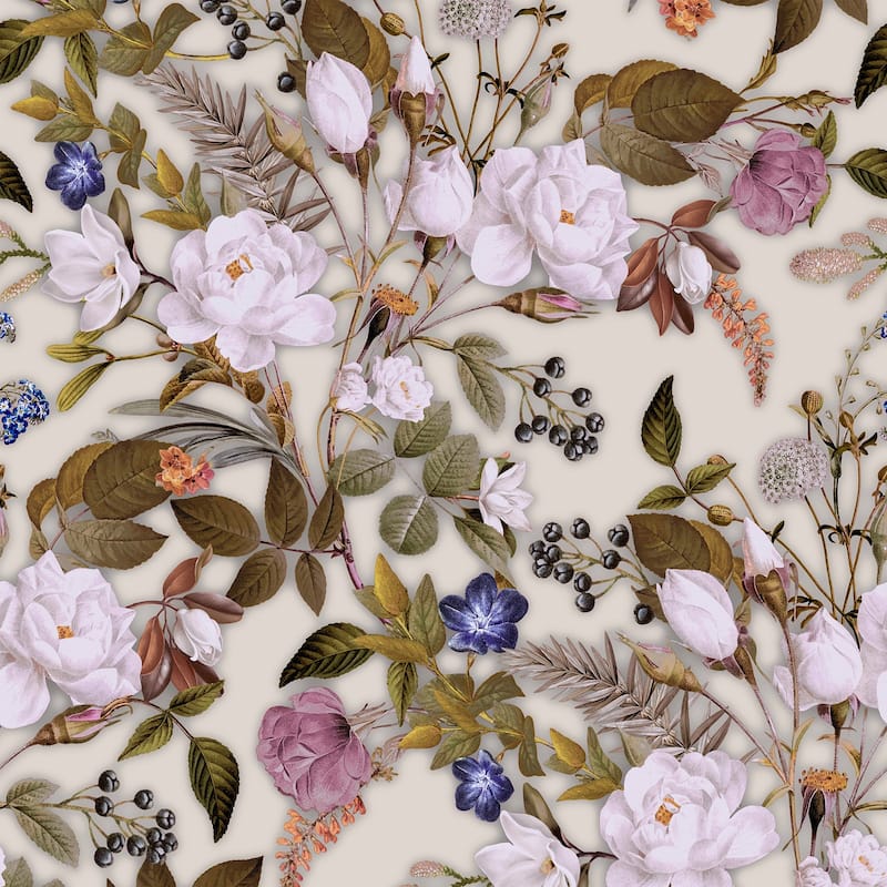 Transform English Garden Pink Peel & Stick Wallpaper