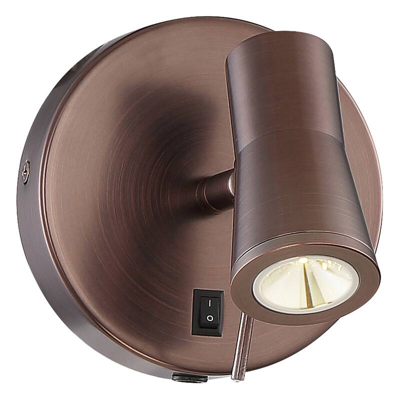 Access Lighting Cyprus 2 LED Bronze Plug-in Headboard Lamp - Bronze