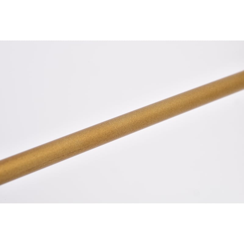 Cosmo Matte Gold 1-Light Adjustable Armed Wall Sconce