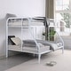 preview thumbnail 57 of 80, Morgan Contemporary Metal Frame Bunk Bed