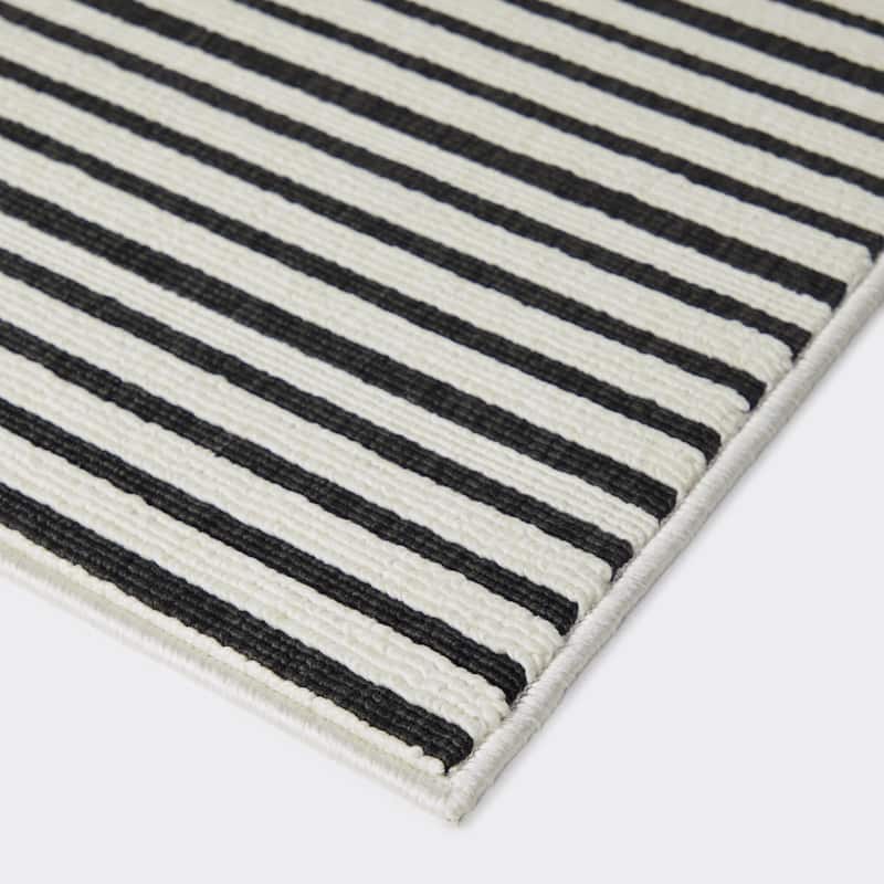 Letitia Modern Striped Indoor/Outdoor Area Rug