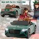 preview thumbnail 27 of 35, Costway 12V Licensed Bentley Bacalar Kids Electric Ride-on Car with - See Details