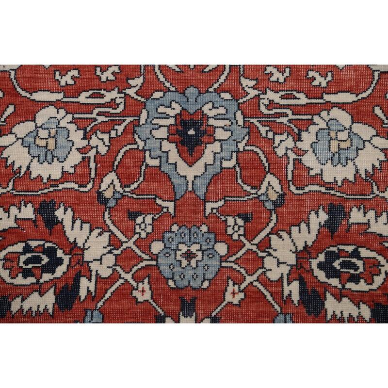 Floral Sultanabad Ziegler Turkish Oriental Wool Area Rug Hand-knotted - 9'9" x 13'0"