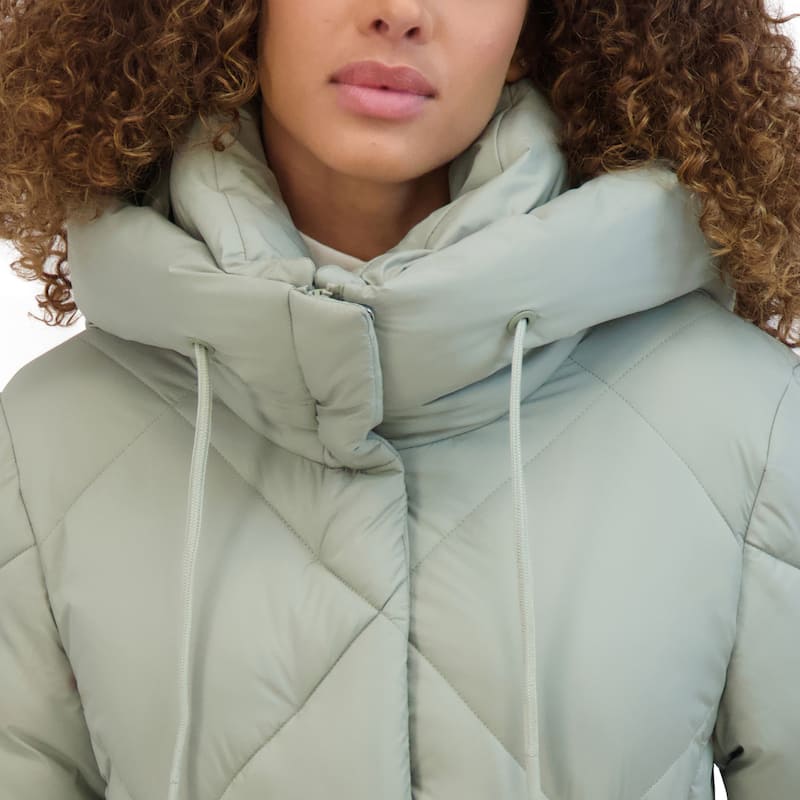 Kenneth Cole Women's Quilted Long Puffer Coat