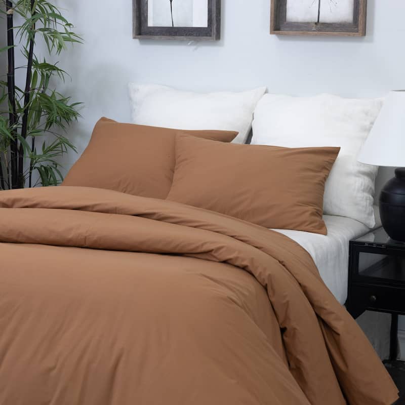 Sensa Duvet Cover, Ochre, Set