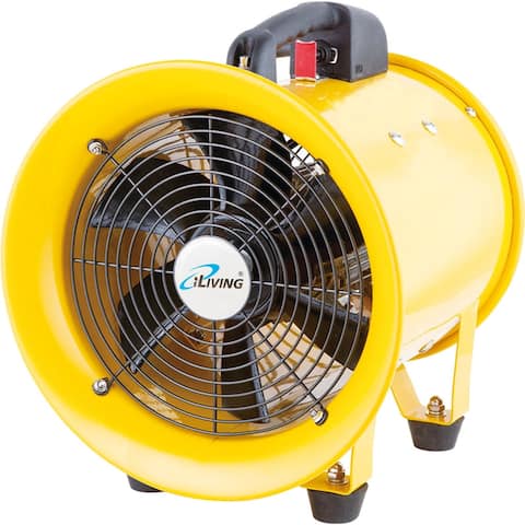iLIVING 10 inch Utility Blower Exhaust Warehouse Ventilator Fan, 350W, 3450RPM
