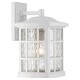 preview thumbnail 1 of 1, Stonington 1-Light Outdoor Wall Lantern in Matte White White Lustre
