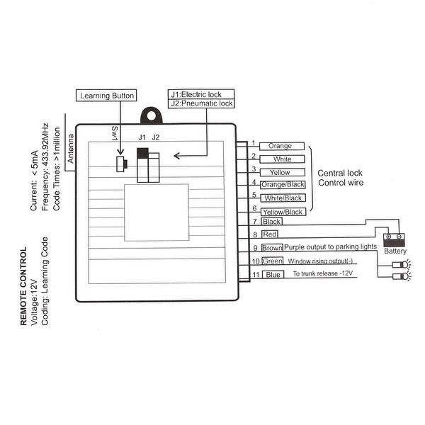 Shop Universal Car Remote Central Kit Door Lock Vehicle Keyless Entry System Dc 12v On Sale Overstock 29264662
