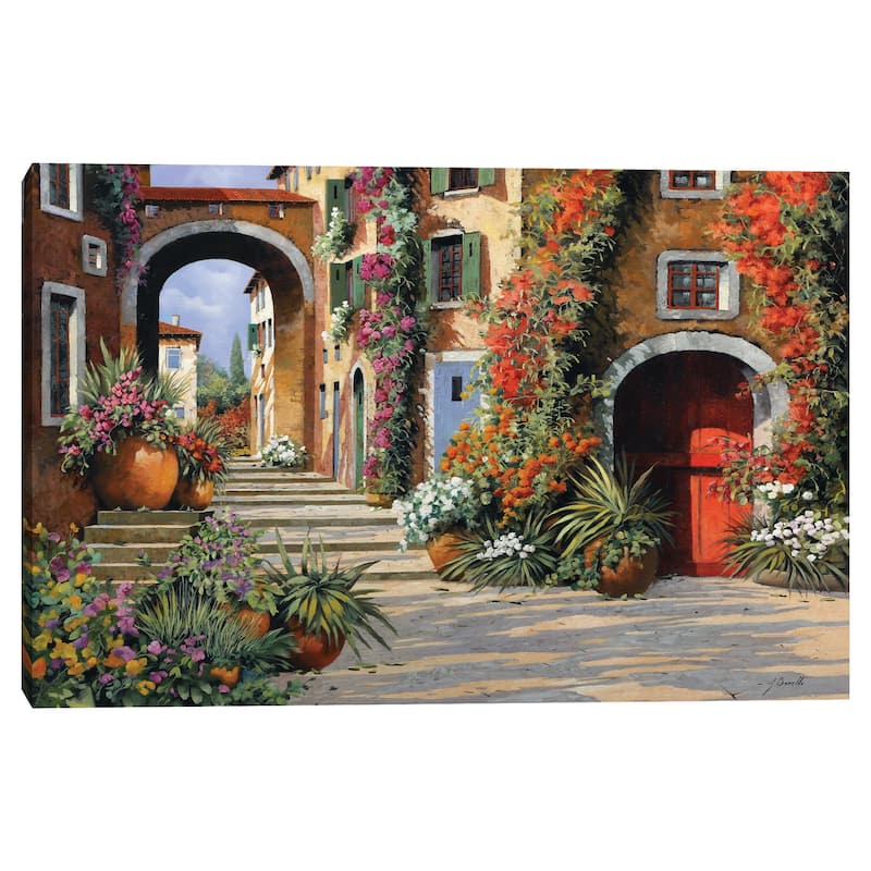 Porta Rossa by Guido Borelli Canvas Art Print