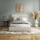 preview thumbnail 9 of 22, Furniture of America Jacinth Modern Velvet 4-Drawer Full Storage Platform Bed