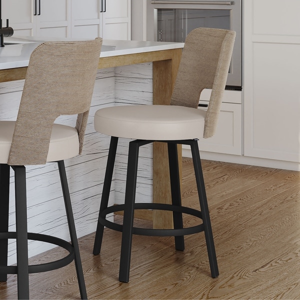 Amisco Marek Swivel Counter and Bar Stool - On Sale - Bed Bath